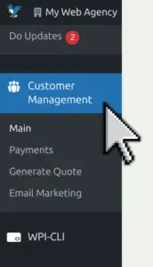 technical management menu